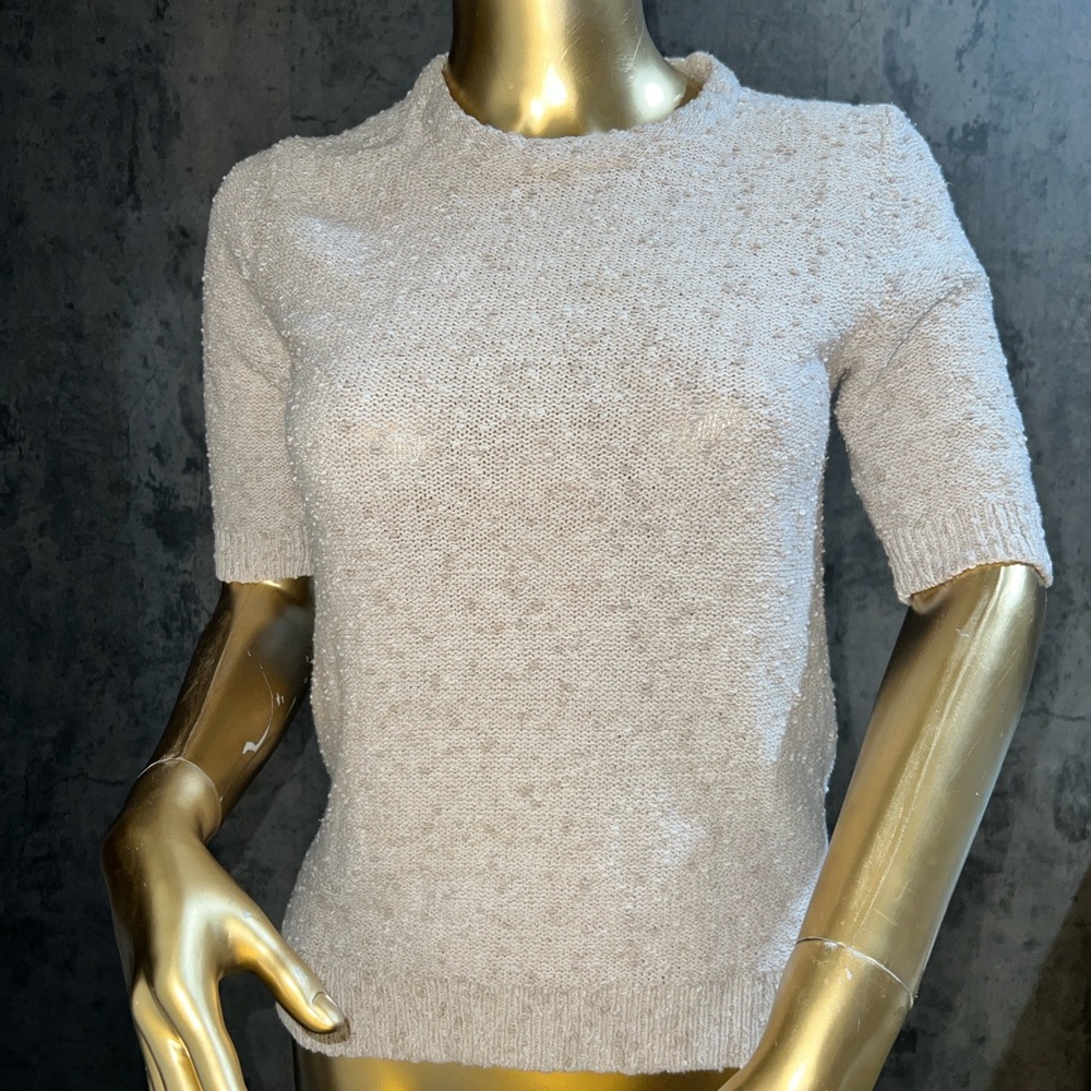 Ann Taylor Soft Cream Knit Sweater